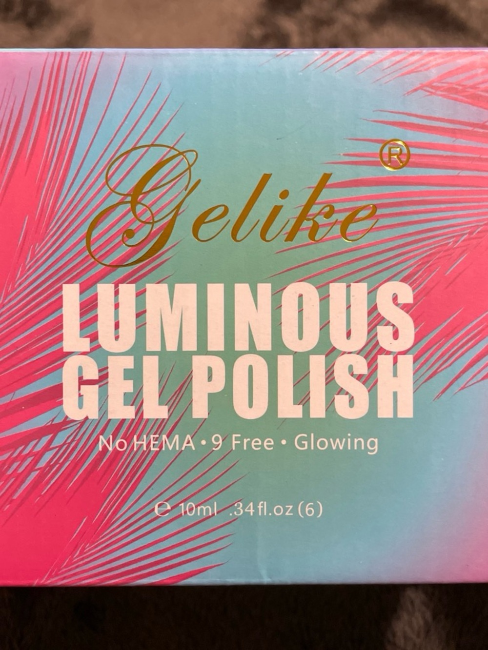 Luminous Gel Polish – Pink/Teal